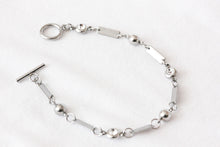 Load image into Gallery viewer, Straight crystal stainless steel bracelet