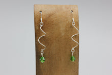 Load image into Gallery viewer, Spiral sterling silver earrings