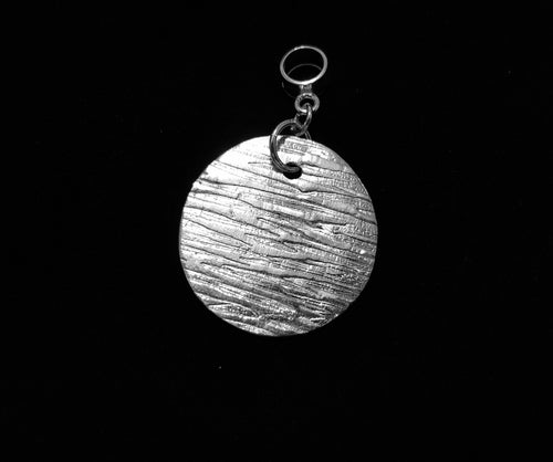Dark of the Moon .999 fine silver pendant