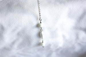 Silver 'Y' necklace