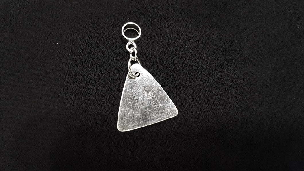Triangle .999 fine silver pendant